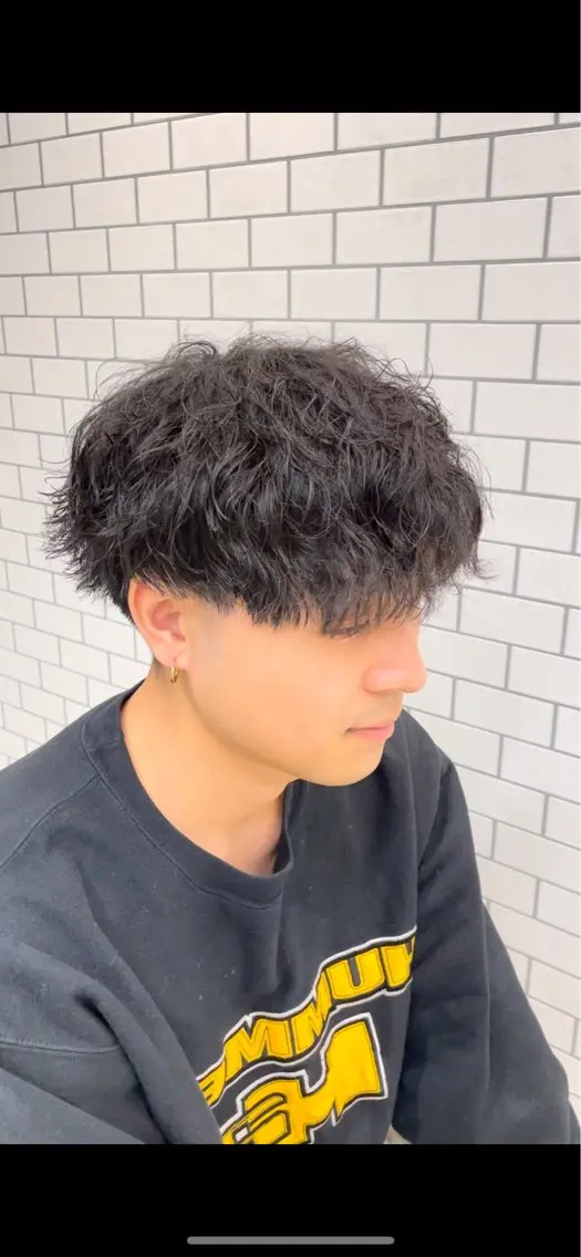 パーマ メンズ メンズパーマ ツイストスパイラルパーマ スパイラルパーマ パーマ 目崎 丞のヘアスタイル