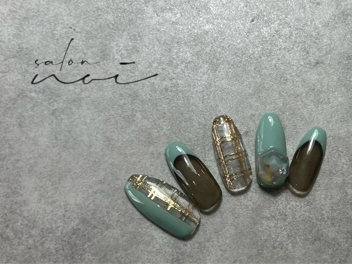 ネイル 春ネイル ハンドネイル salon noiのネイルデザイン