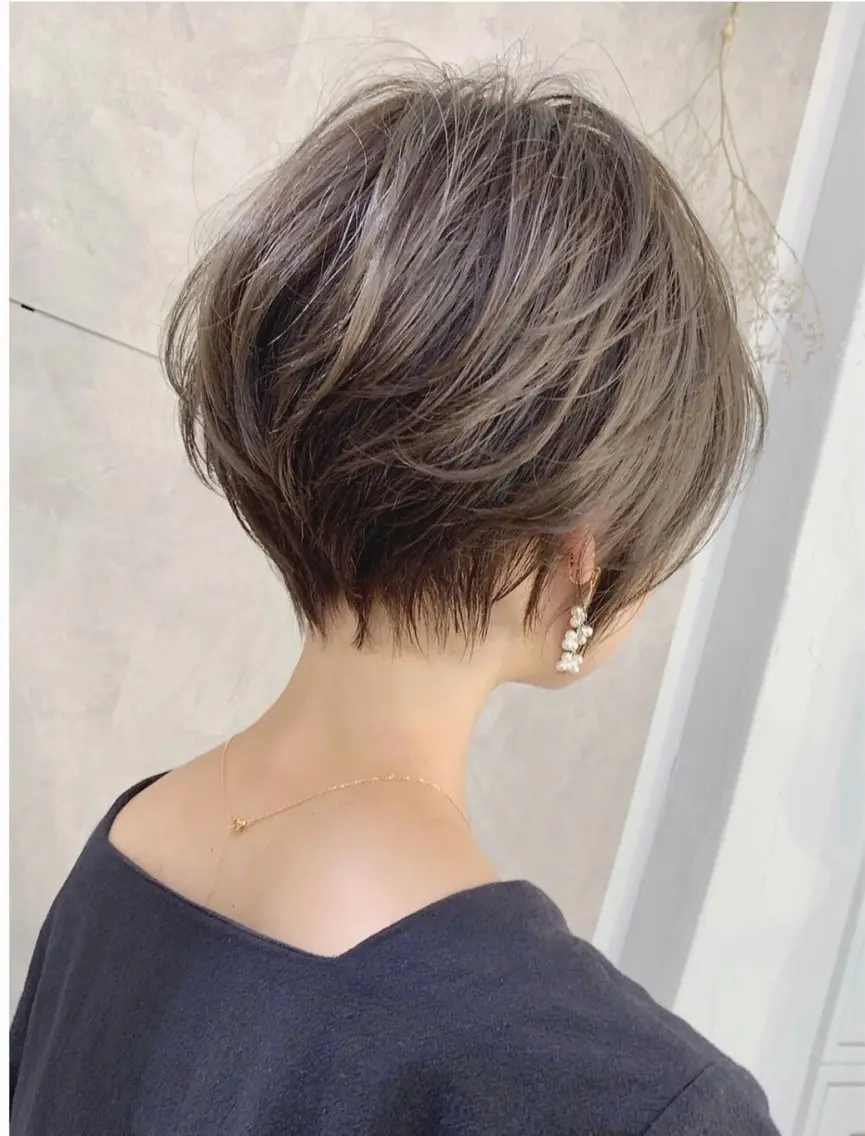 ショート ✄安野祥華銀座大人 絶壁解消ショート✄のヘアスタイル