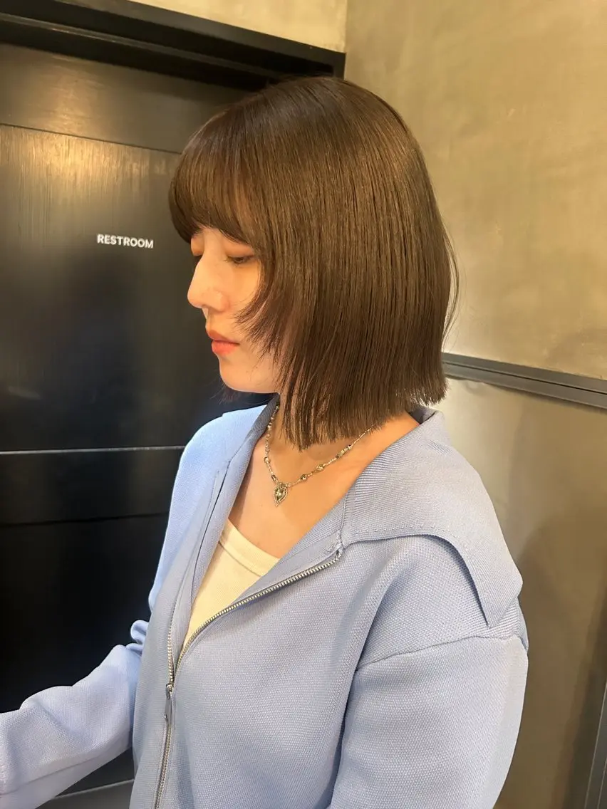 ミディアム カラー 髪質改善 トリートメント カット ヘアカラー トリートメント デザイン/アレンジ ❤︎イシイレイのヘアスタイル