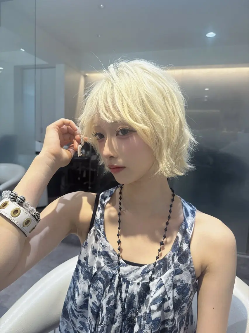 ショート カラー ベージュカラー ブリーチ ケアブリーチ 透明感カラー ダブルカラー カット ヘアカラー 💎透明感カラー特化 💎TAISEIのヘアスタイル