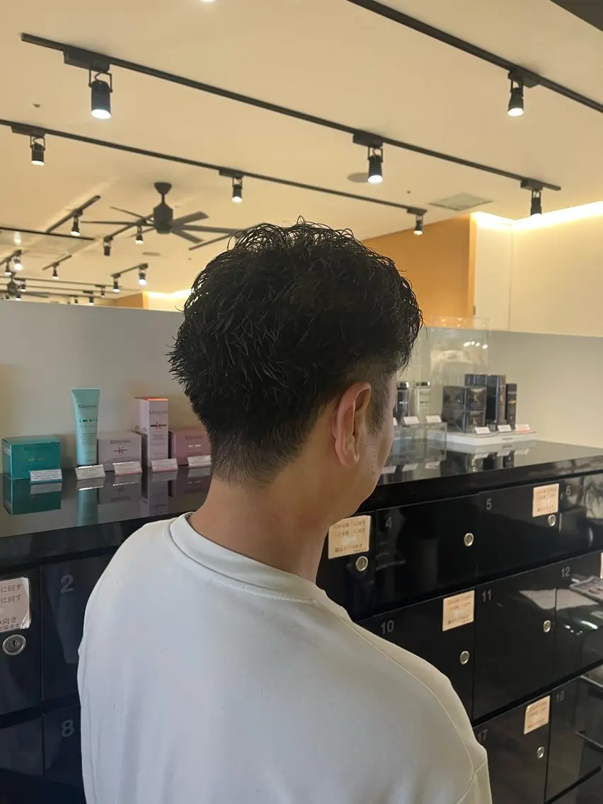 メンズ メンズ/ パーマ/ツバキのヘアスタイル