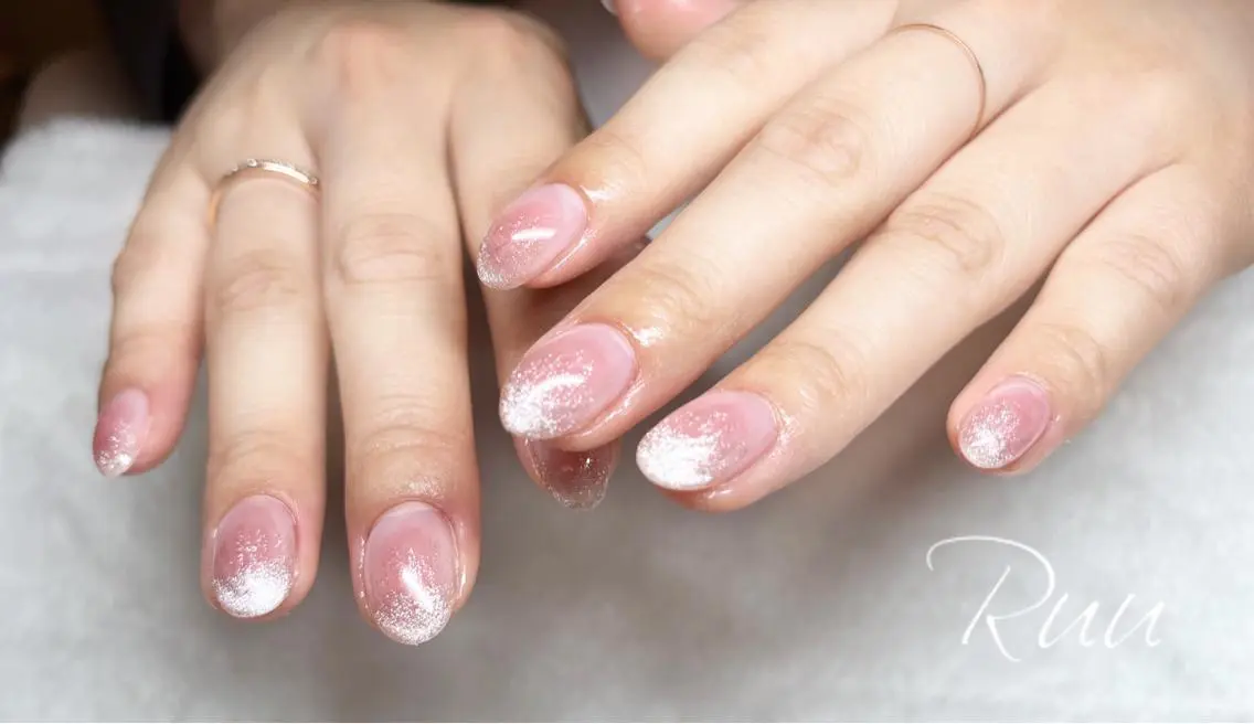 ネイル アートネイル フットネイル フレンチネイル キラキラネイル 韓国ネイル Nail salon Ruuのネイルデザイン