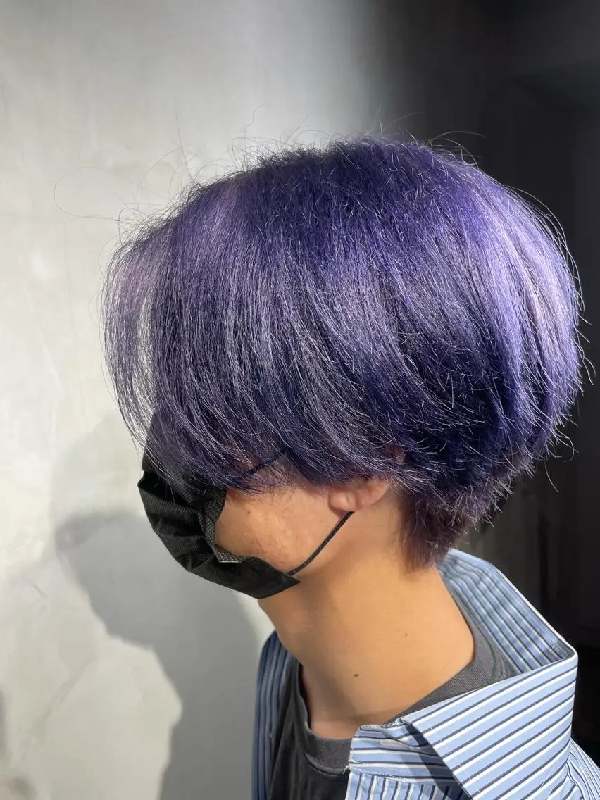 【メンズ限定】カット+ブリーチ+カラーの写真