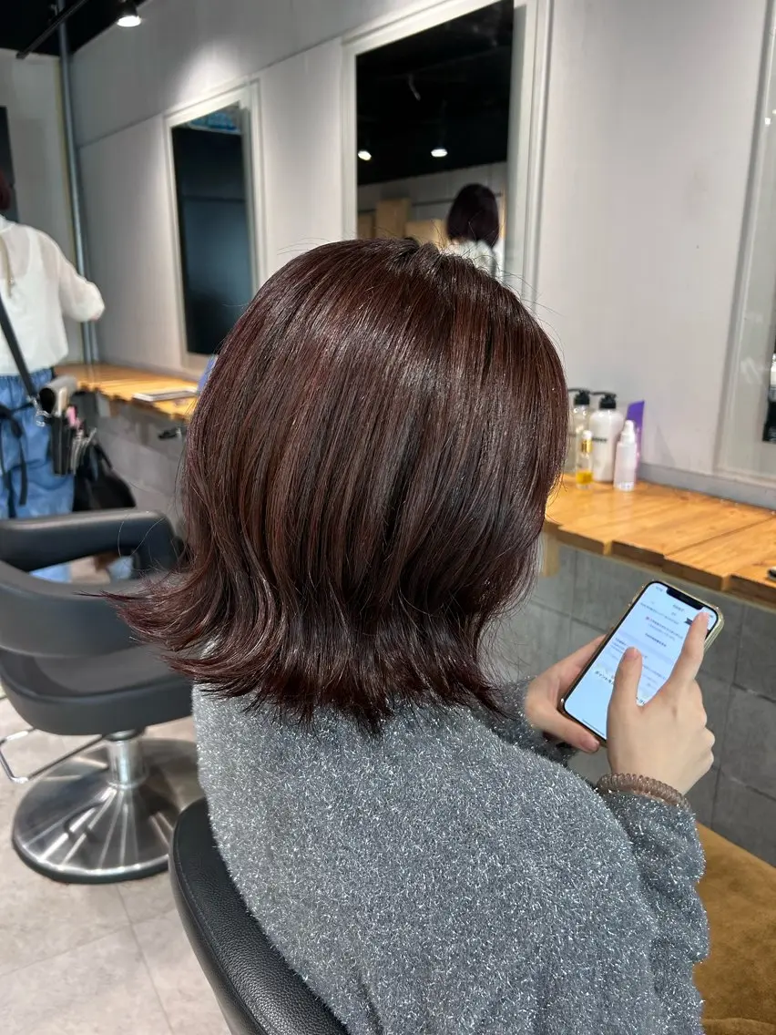 ショート カット ヘアカラー トリートメント ヘッドスパ レイヤーStyle 🪽菜々実のヘアスタイル