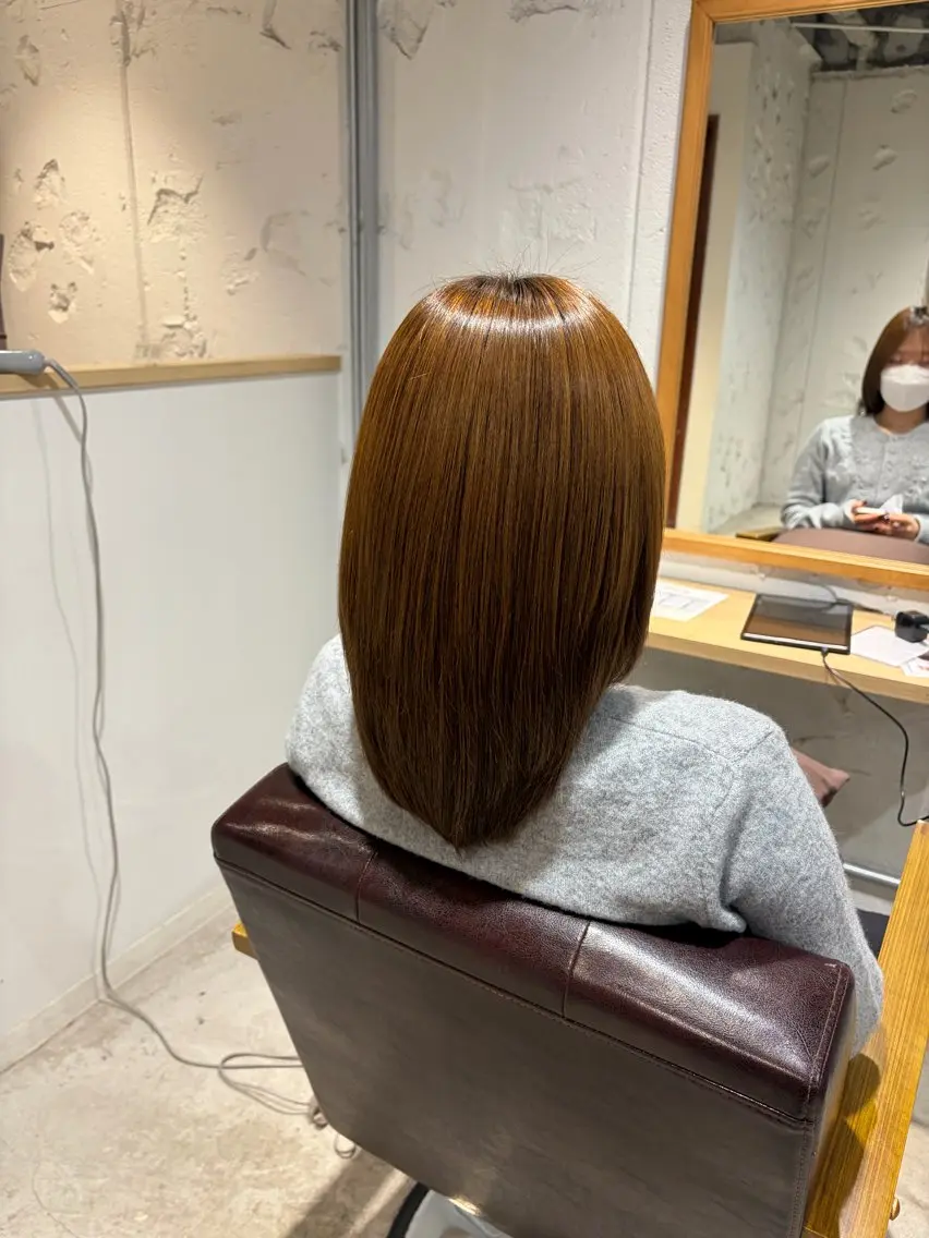 ミディアム 🍎みついじゅん🍏 ボブ指名No.1のヘアスタイル