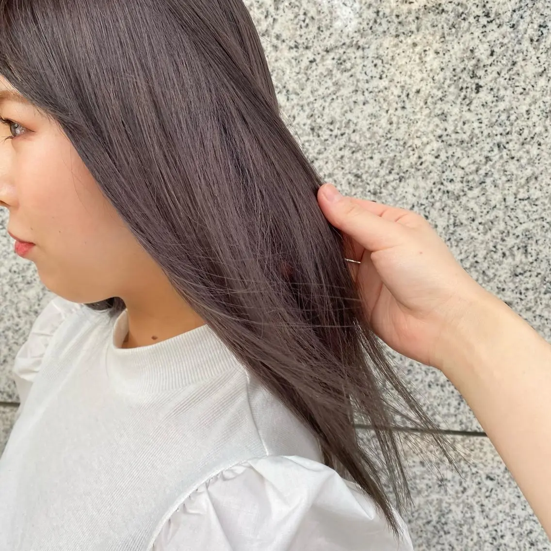 カラー 透明感カラー Erina レイヤー/似合わせ♡のヘアスタイル