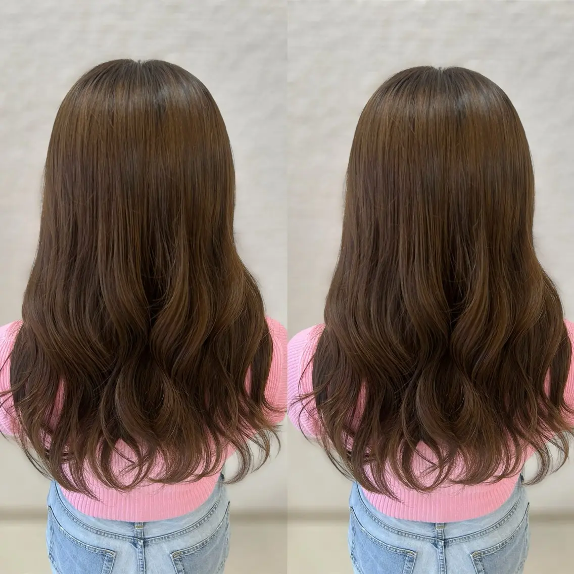 ロング ヘアアレンジ ヘアセット ベージュ/つや髪/ レイヤー／ゆいなのヘアスタイル