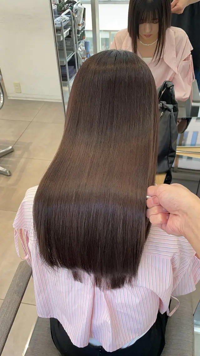 ロング カラー 髪質改善 ✨髪質改善✨美髪 矯正🫧小泉のヘアスタイル