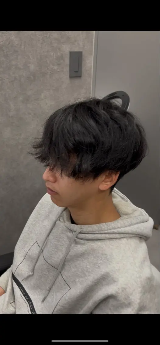 ショート パーマ メンズ メンズパーマ 波巻きパーマ カット パーマ メンズウルフ特化🐺 🔥長山耕大🔥のヘアスタイル