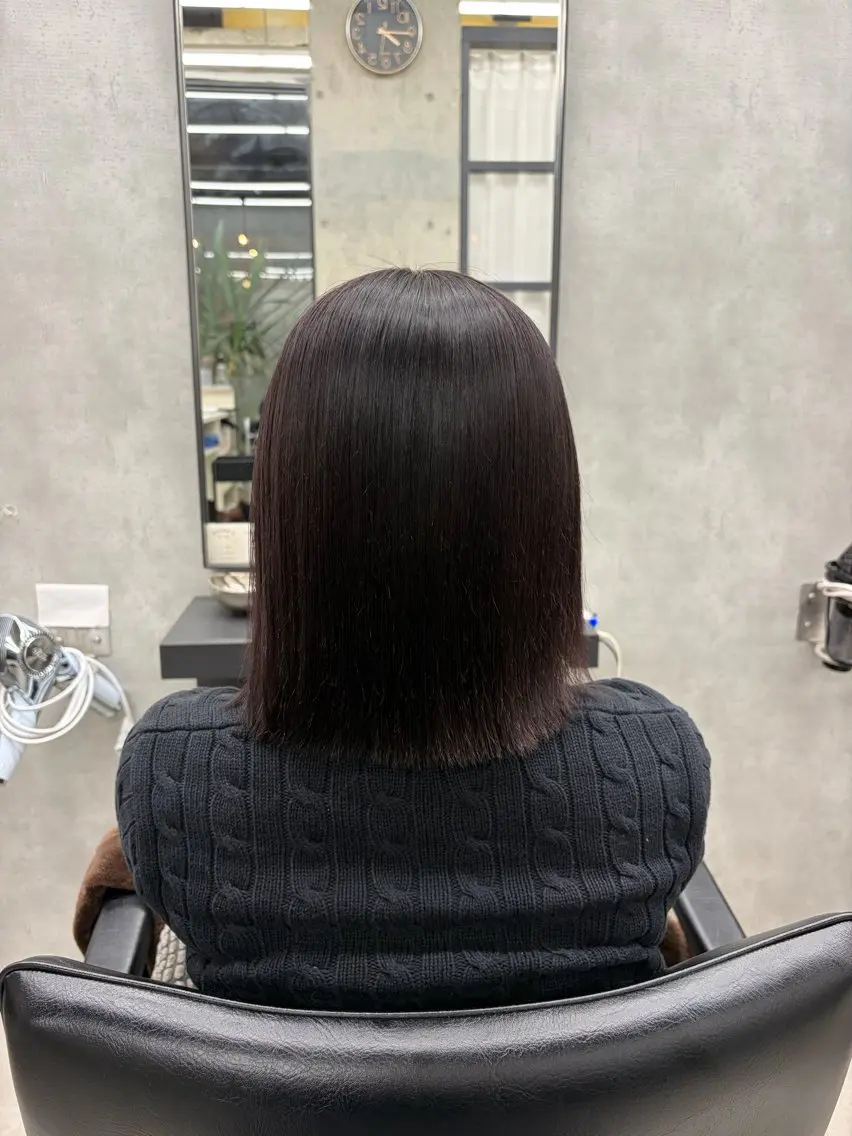 ショート 髪質改善 縮毛矯正 角田 萌夏のヘアスタイル