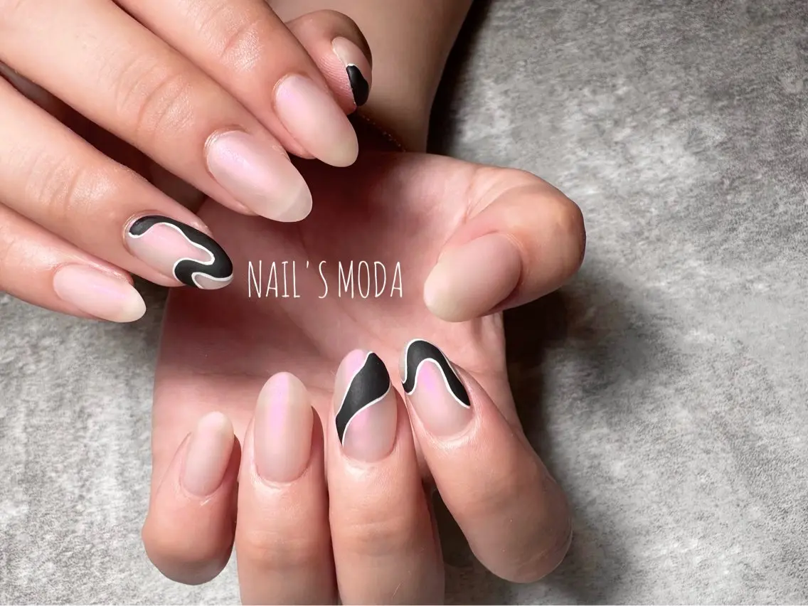 ネイル オーロラネイル マットネイル NAIL'S MODAのネイルデザイン