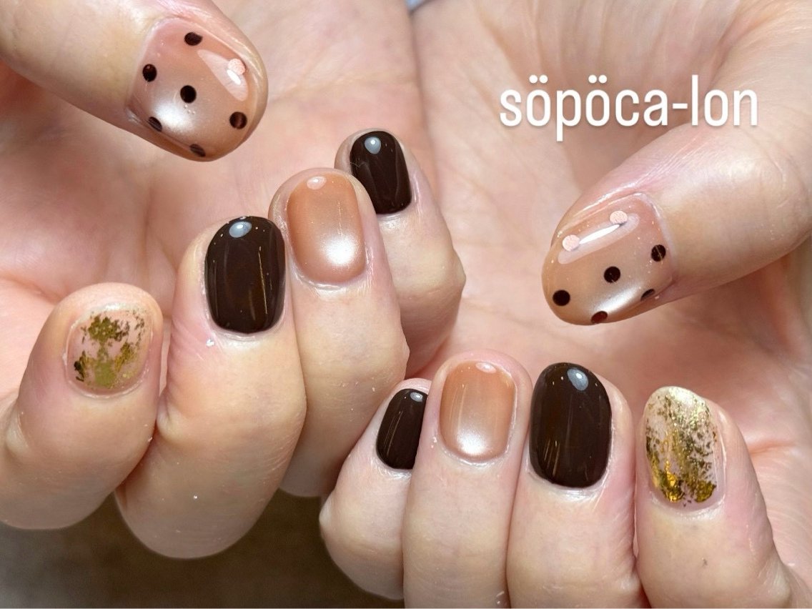 ミディアム sopocalon 烏丸店 市原のネイルデザイン