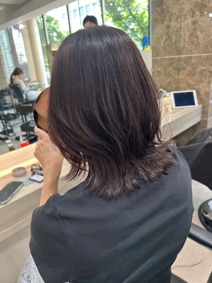 ミディアム カラー 透明感カラー/ chisaのヘアスタイル