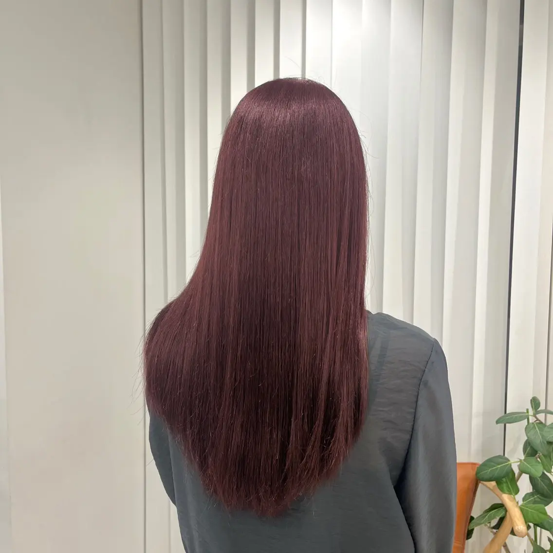 セミロング カラー ヘアアレンジ ヘアカラー トリートメント 🐰あみ【艶カラー/ 縮毛矯正】🫧のヘアスタイル