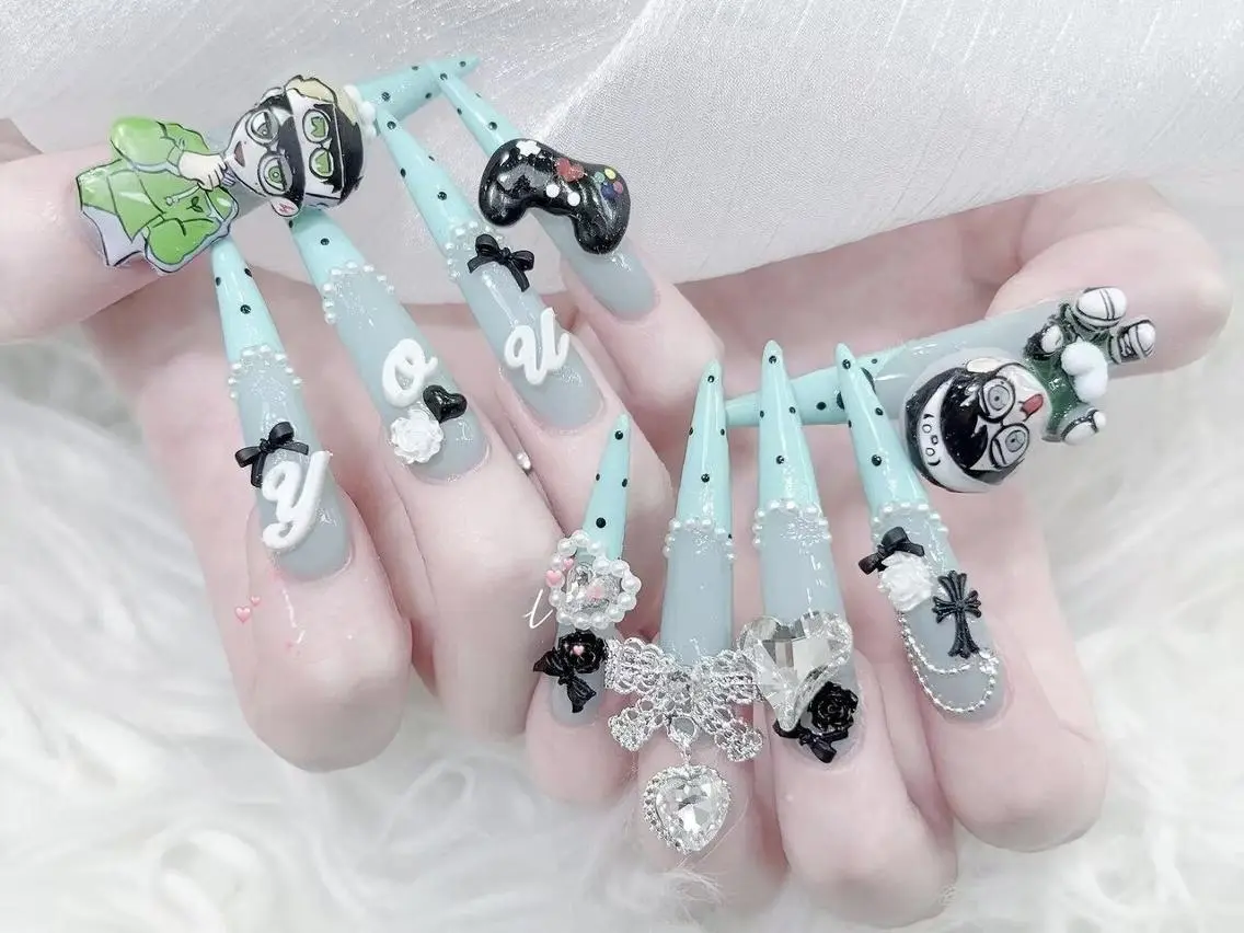 ネイル 成人式 フットネイル ジェルネイル マグネットネイル 大理石ネイル(マーブル) ハンドネイル K.bi_nail ネイル長さ出し専門店のネイルデザイン