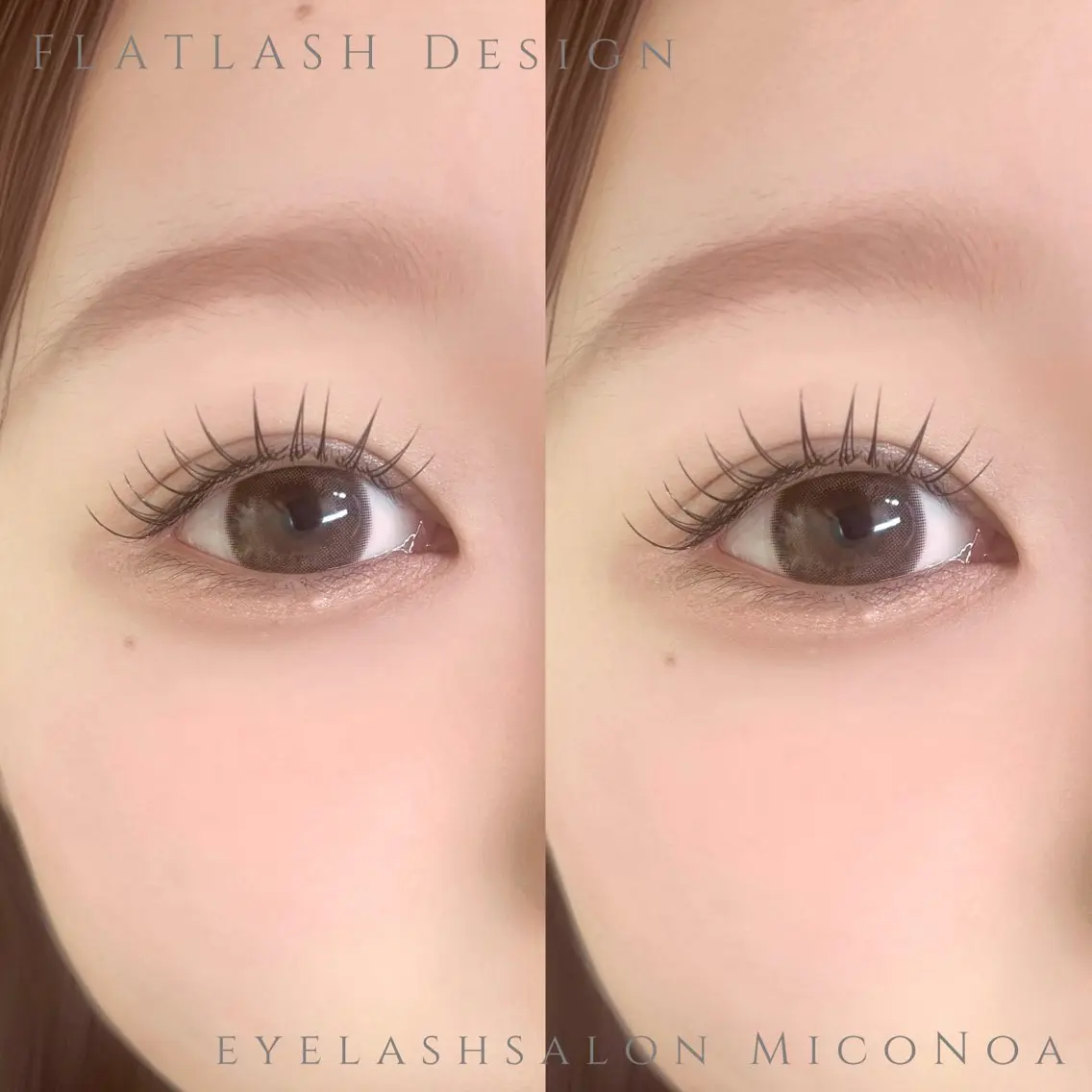 【ふわ軽&持続】1ヶ月以内オフ無料|flat lash 120本|ナチュ盛れの写真