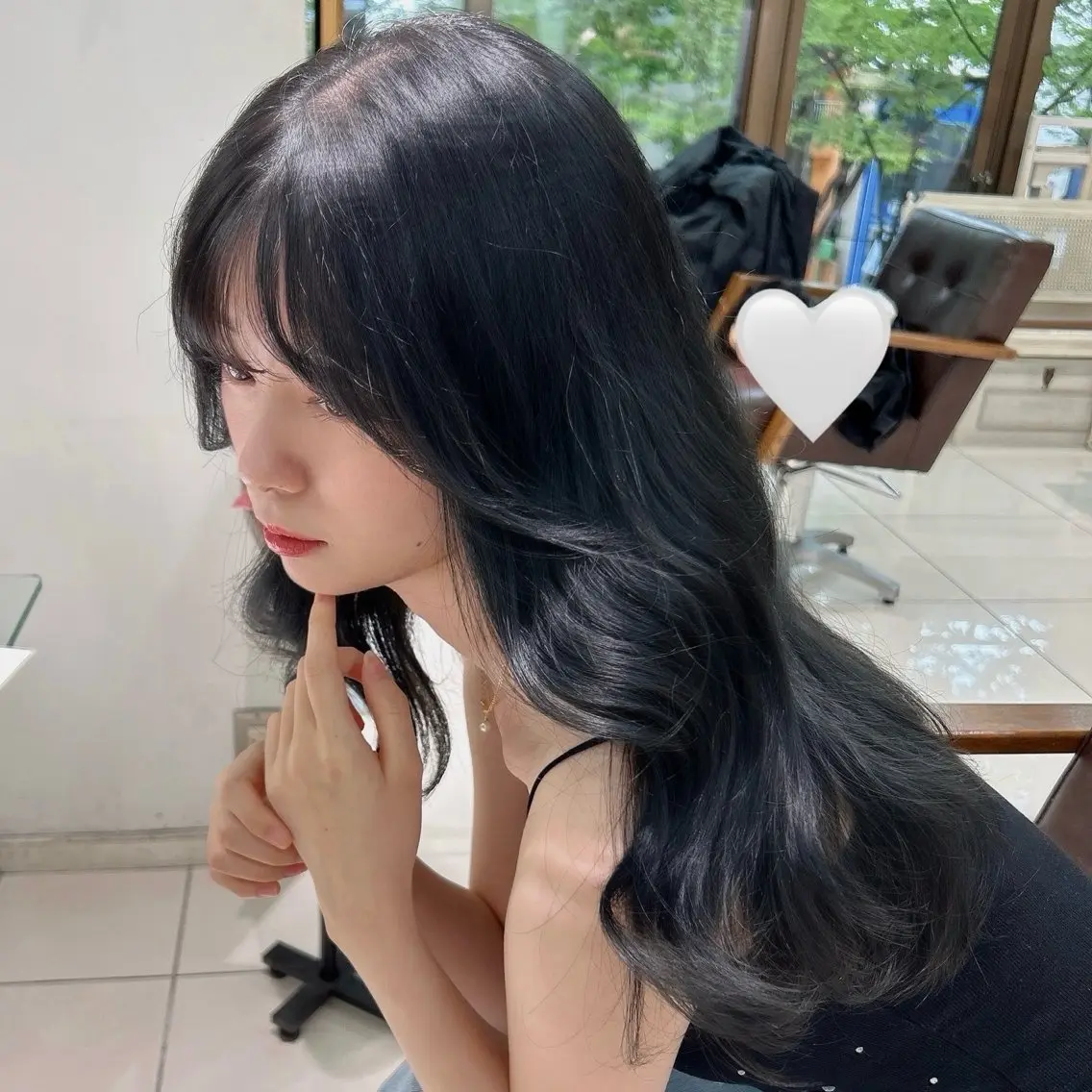 ロング カラー カット ヘアカラー トリートメント 透明感カラー 古山 結季🌙🖤のヘアスタイル