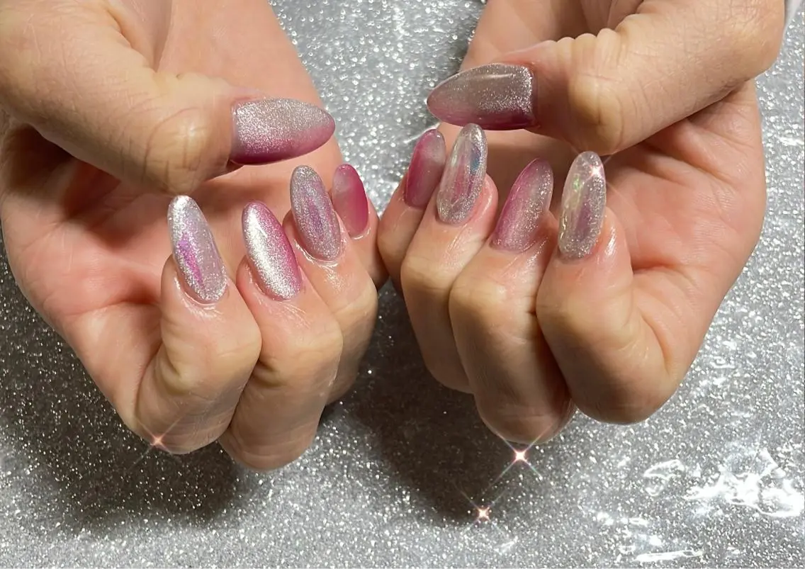 ネイル ハンドネイル VIERU 🌈🎀💖のネイルデザイン