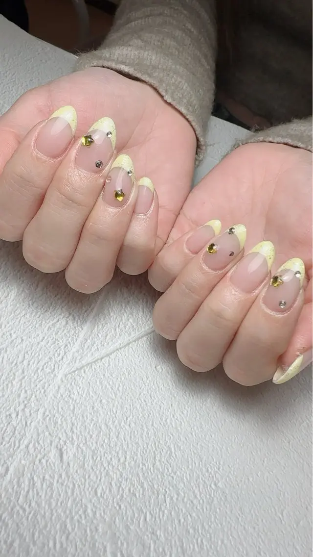 ネイル アートネイル ハート マグネットネイル 持ち込み ニュアンスネイル ハンドネイル Nailsalon Mimiy..♡のネイルデザイン