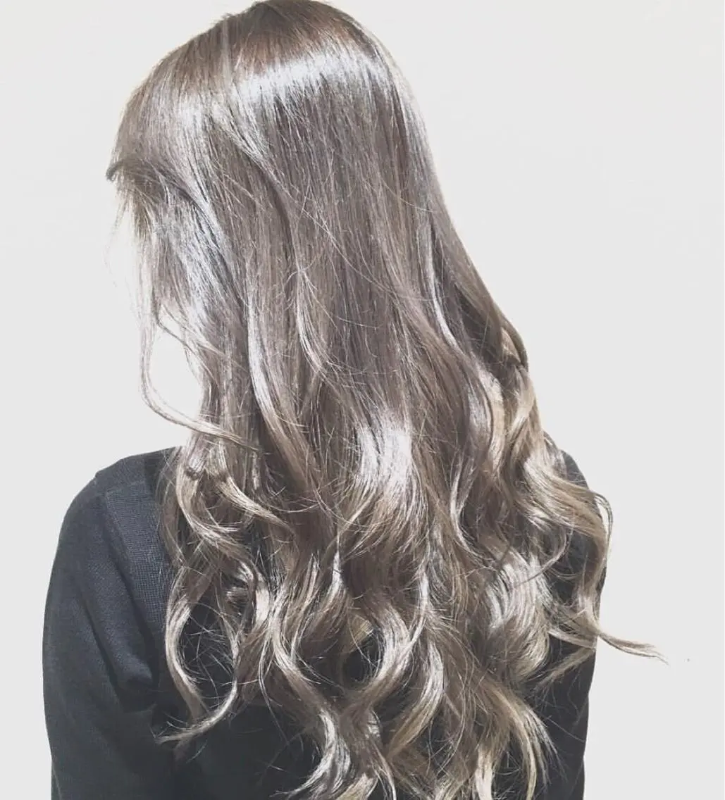 ミディアム セミロング ロング カラー ヘアアレンジ アッシュ ブリーチ 外国人風カラー 👑指名率No.1 👑坂口飛翔のヘアスタイル