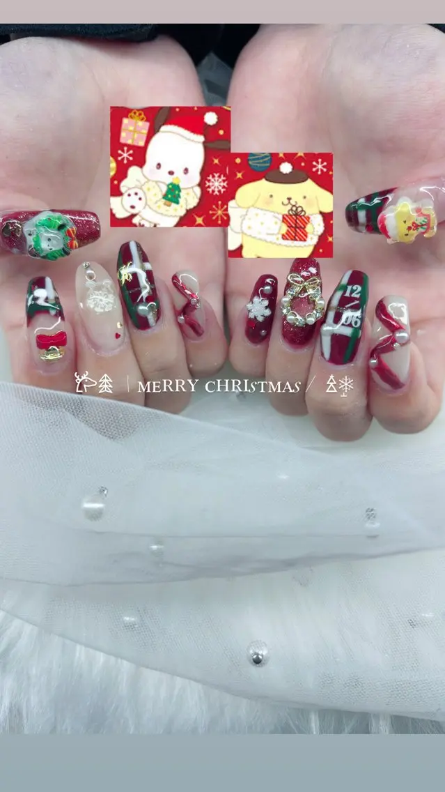ネイル 冬ネイル クリスマス vanity yunaのネイルデザイン