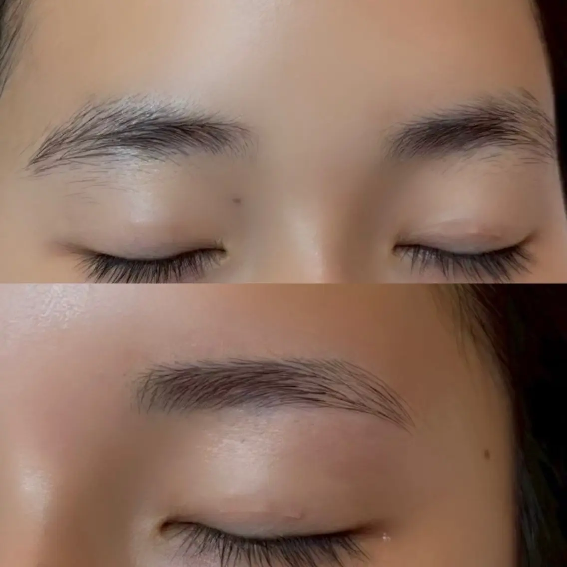 眉カット+ワックス脱毛+眉パの写真