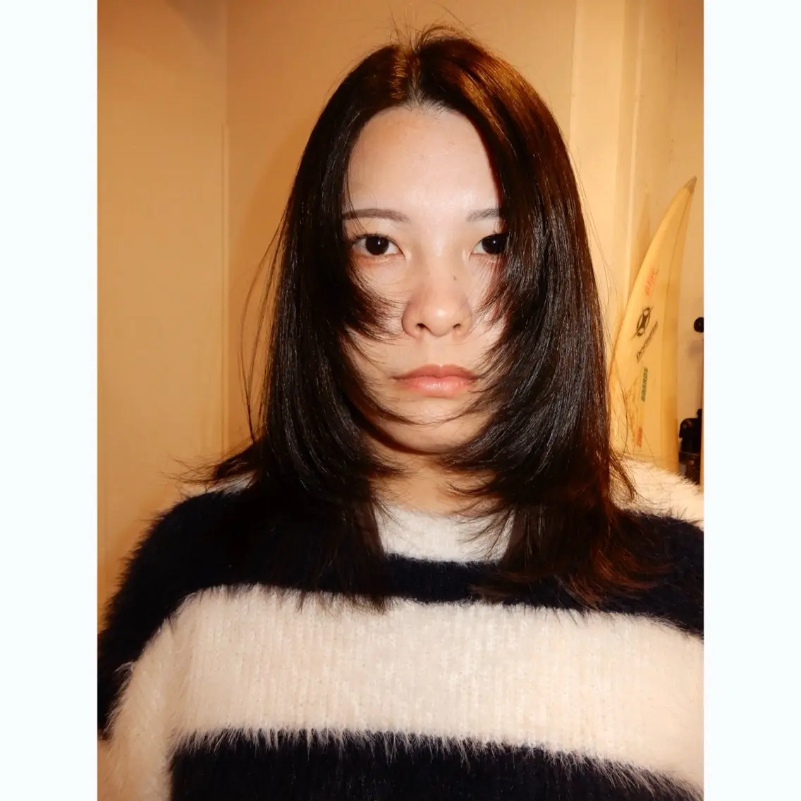 セミロング カラー カット ヘアカラー デザインカット🎨 ボブ🫟おざきのヘアスタイル