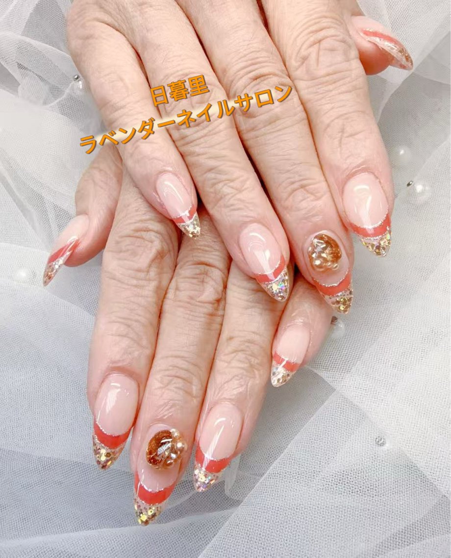 ネイル ラベンダー💖日暮里 ルル💖ネイルのネイルデザイン