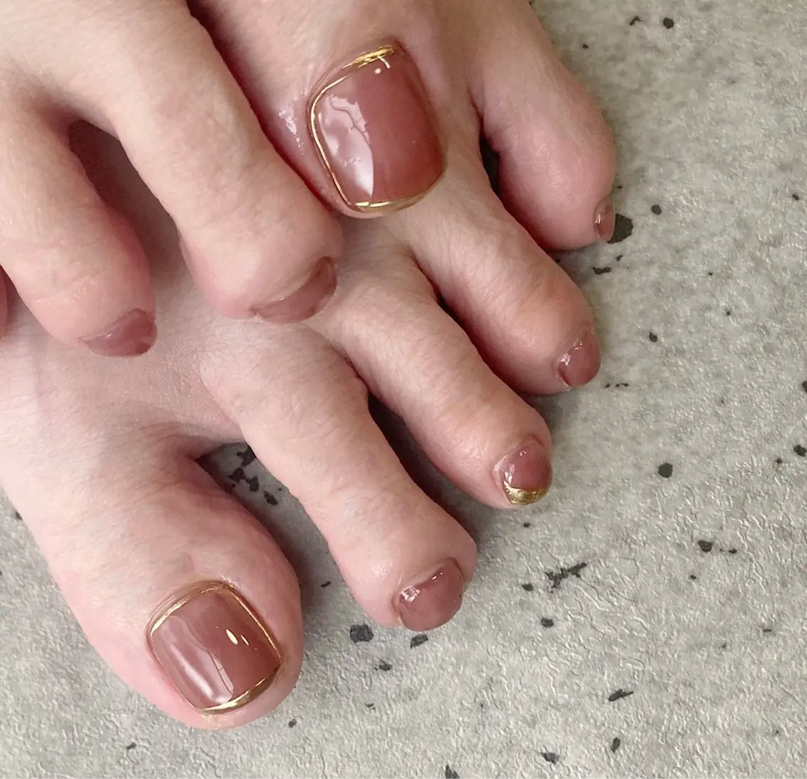 ネイル アートネイル フットネイル ミラーネイル Luca nailのネイルデザイン