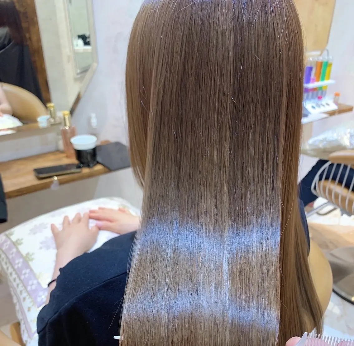 💎人気メニューNo3カラー＋1stepトリートメント💎(トリートメント変更の場合料金変わります🙇‍♀️)の写真