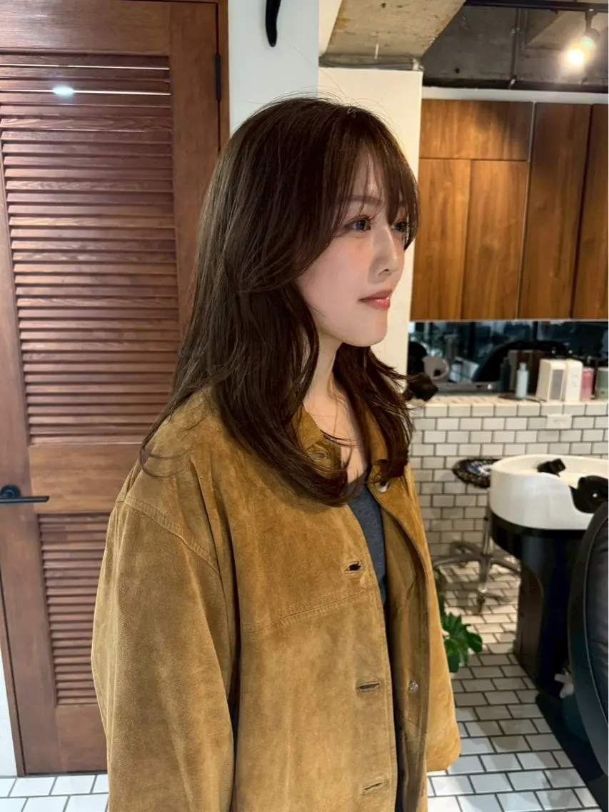 ロング カラー レイヤーカット kaito /都立大学herのヘアスタイル