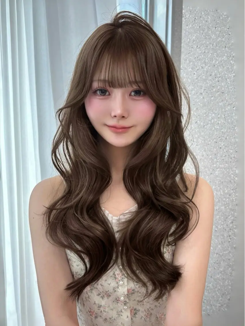 ロング カット トリートメント 天神美容室 🎀hinaのヘアスタイル