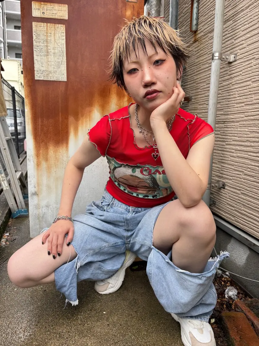 ショート カラー いりえ しゃけのヘアスタイル