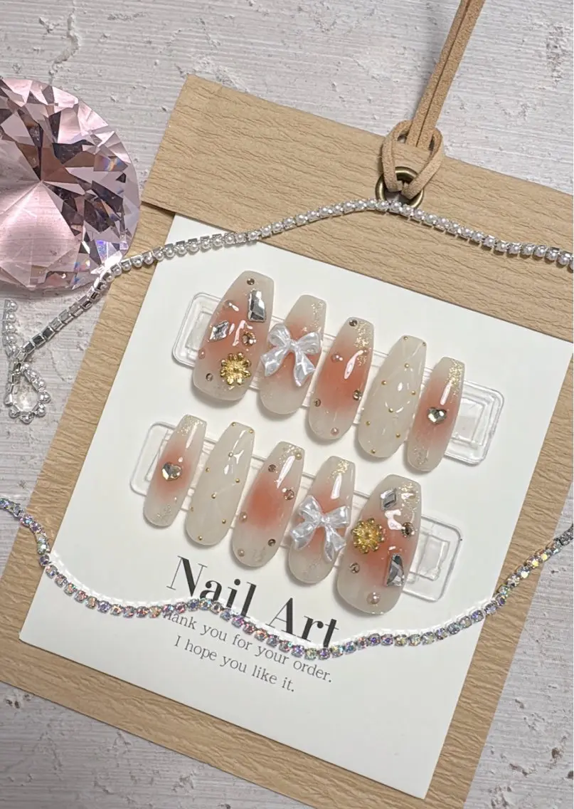 ネイル 成人式 持ち込み ネイルチップ Monica nails/福島のネイルデザイン