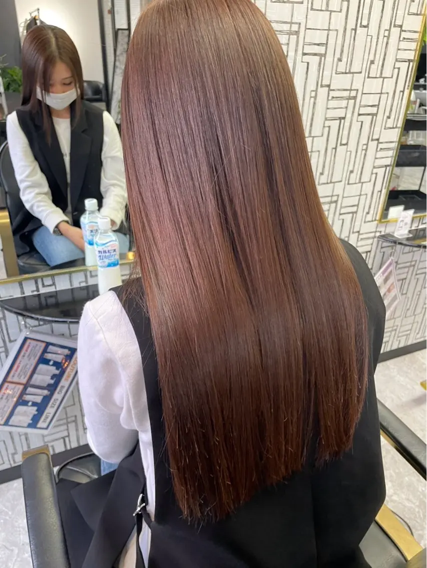 ロング 北村 理奈のヘアスタイル