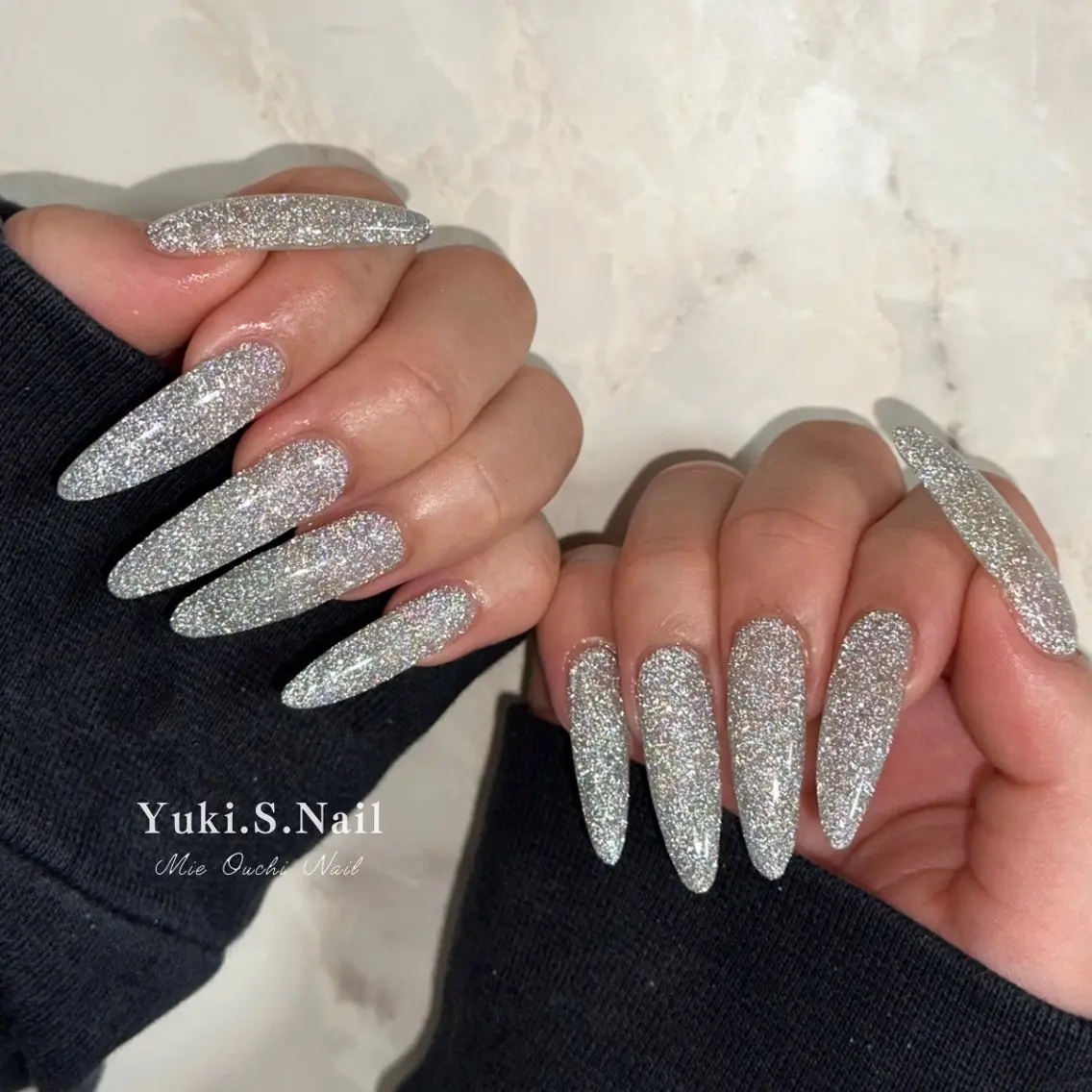 ロング ハンドネイル Yuki S.Nailのネイルデザイン