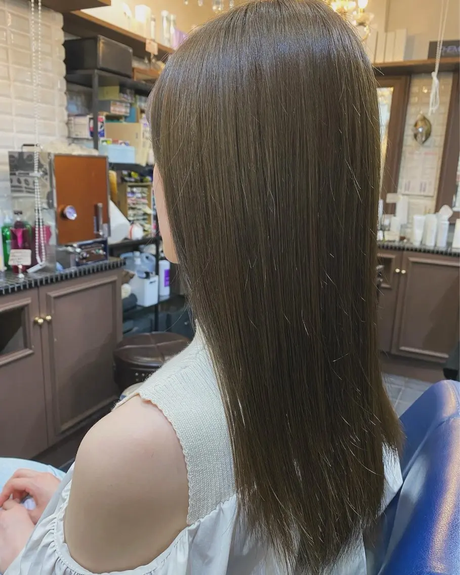 ロング ルピナス中田店長 山口大地のヘアスタイル