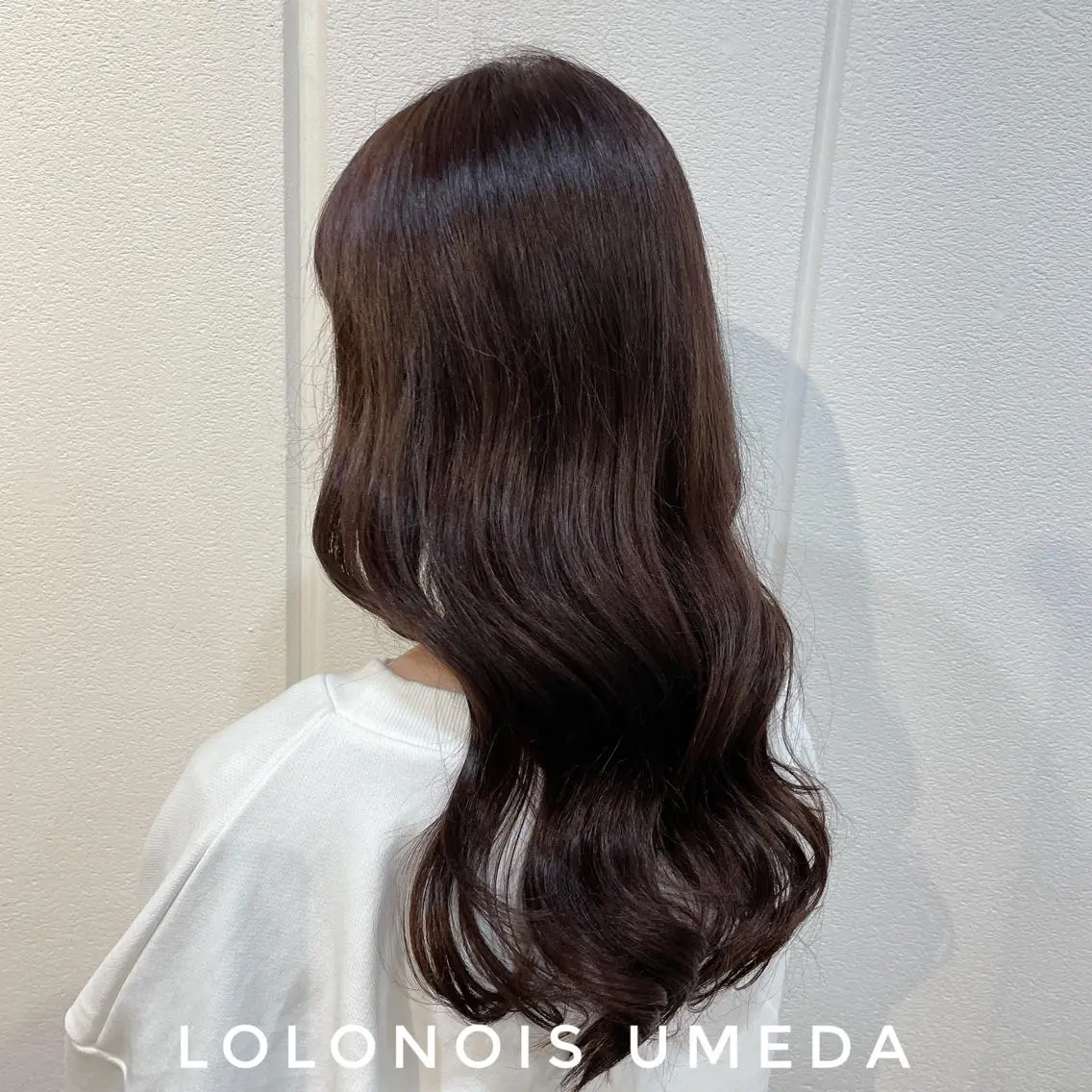 ロング カラー バイオレットカラー Lolonois梅田 /Okazaki:)のヘアスタイル