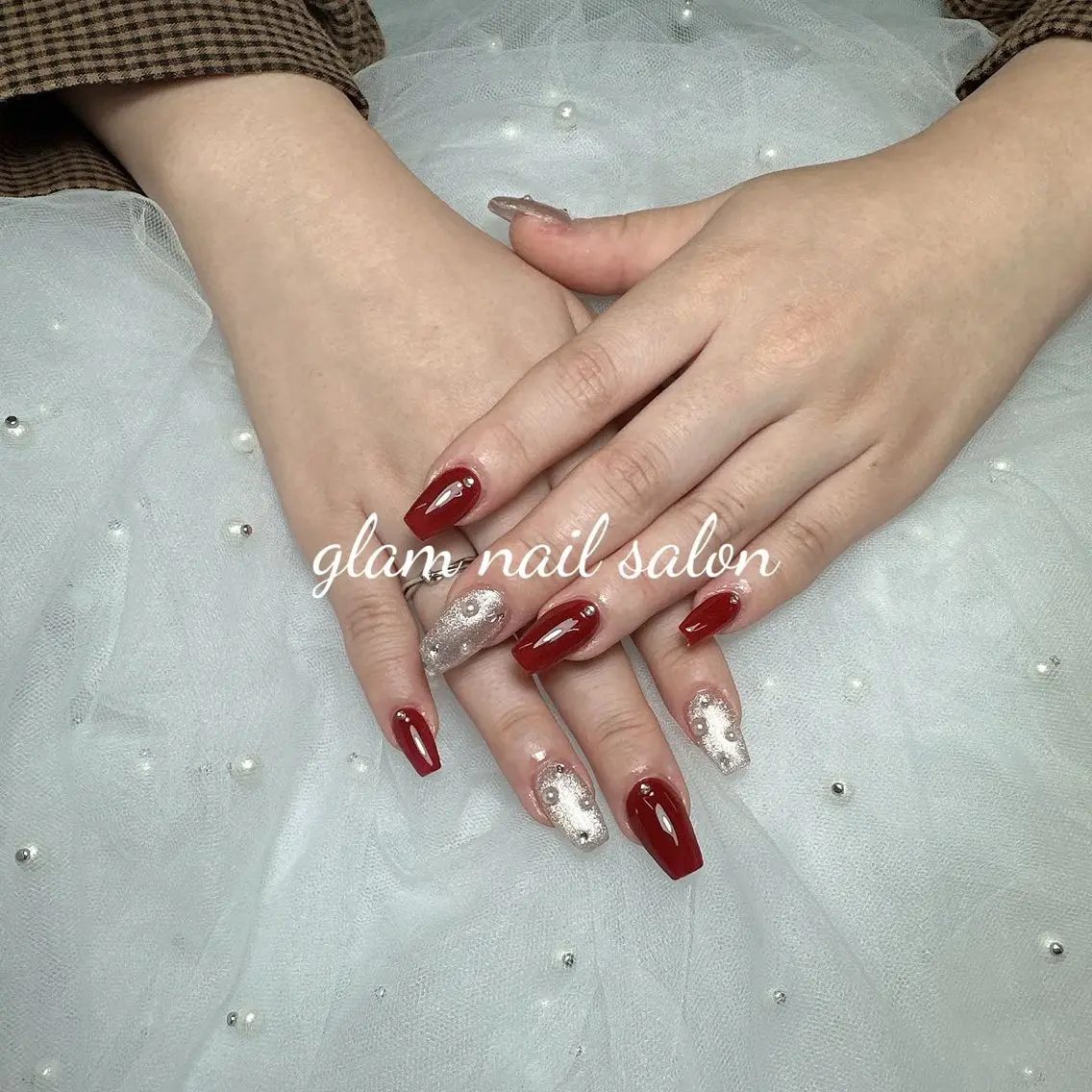 ネイル Glam 長さだし専門のネイルデザイン