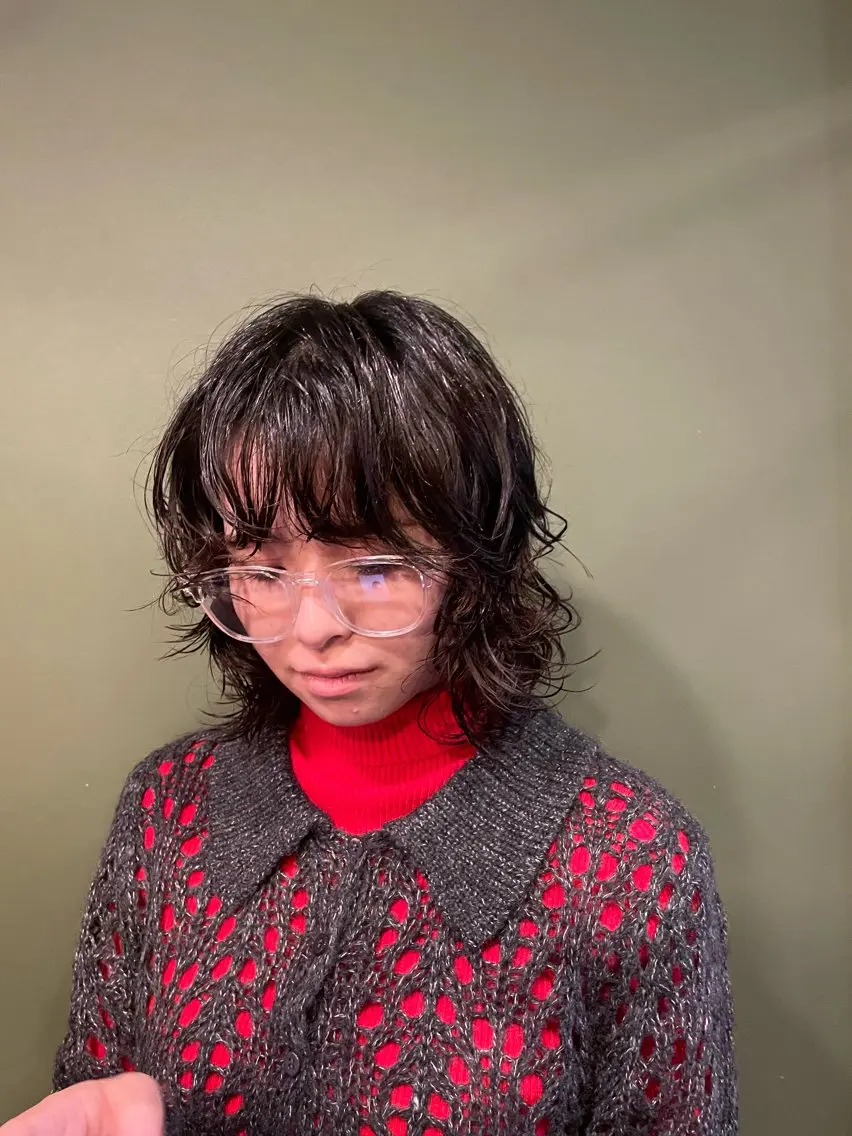 🟫【 リピーター 】デザインパーマ➕カット💖前処理&後処理ケア付の写真
