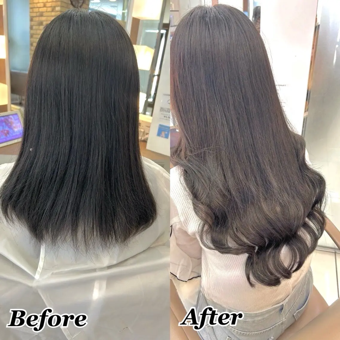 ヘアカラー エクステ ヘアメ🎀推しカラー 🥣横浜/しほ🧸のヘアスタイル
