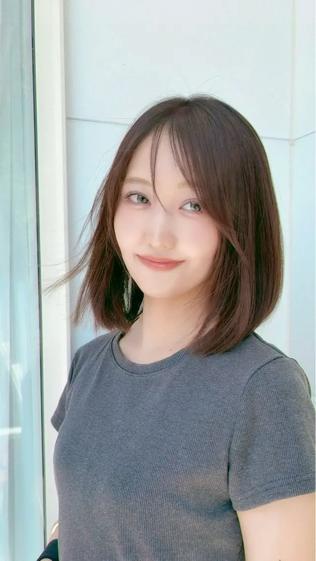 ミディアム カラー AFLOAT satomiのヘアスタイル