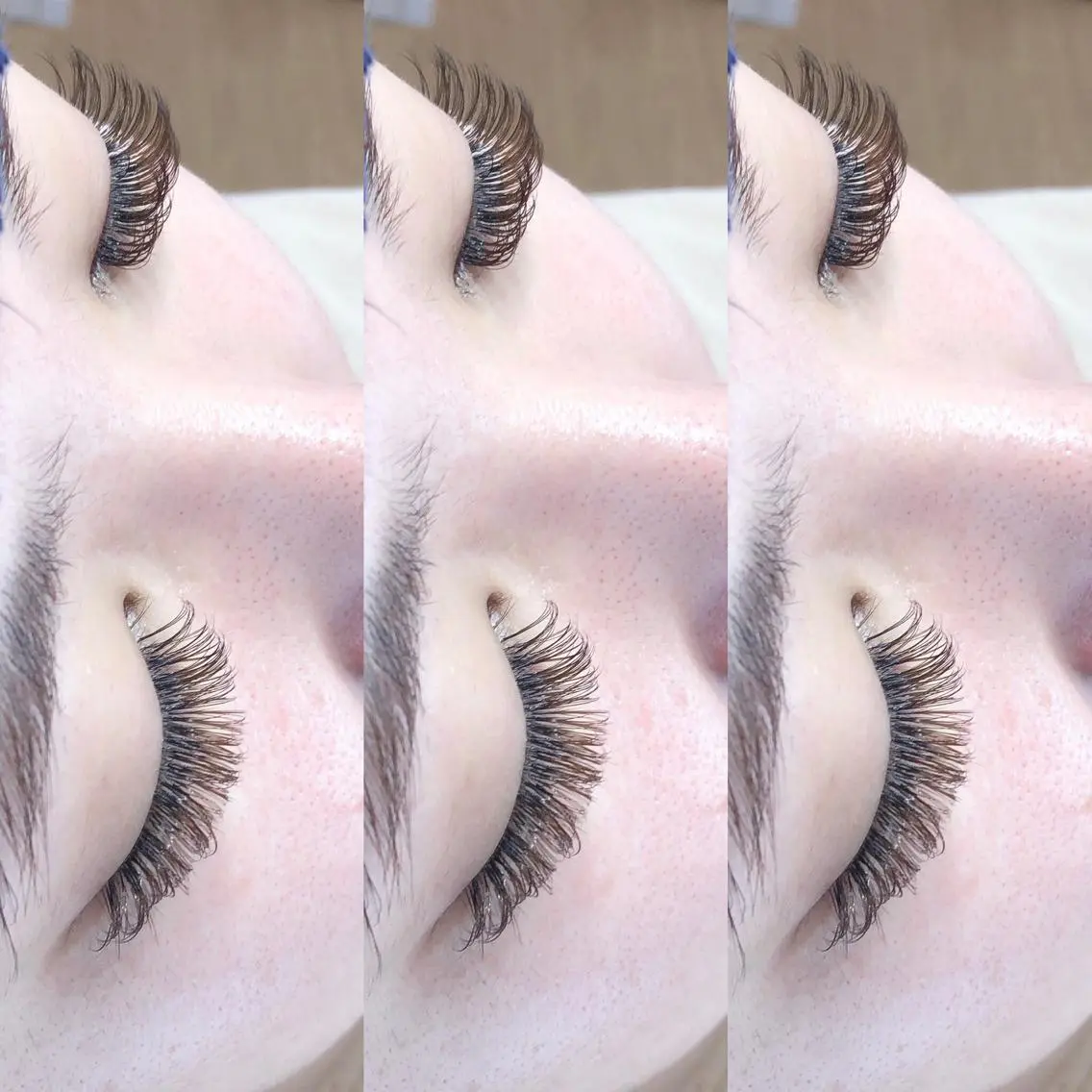 マツエク・マツパ カラーマツエク ボリュームラッシュ Hug me eyelashのマツエク・マツパデザイン