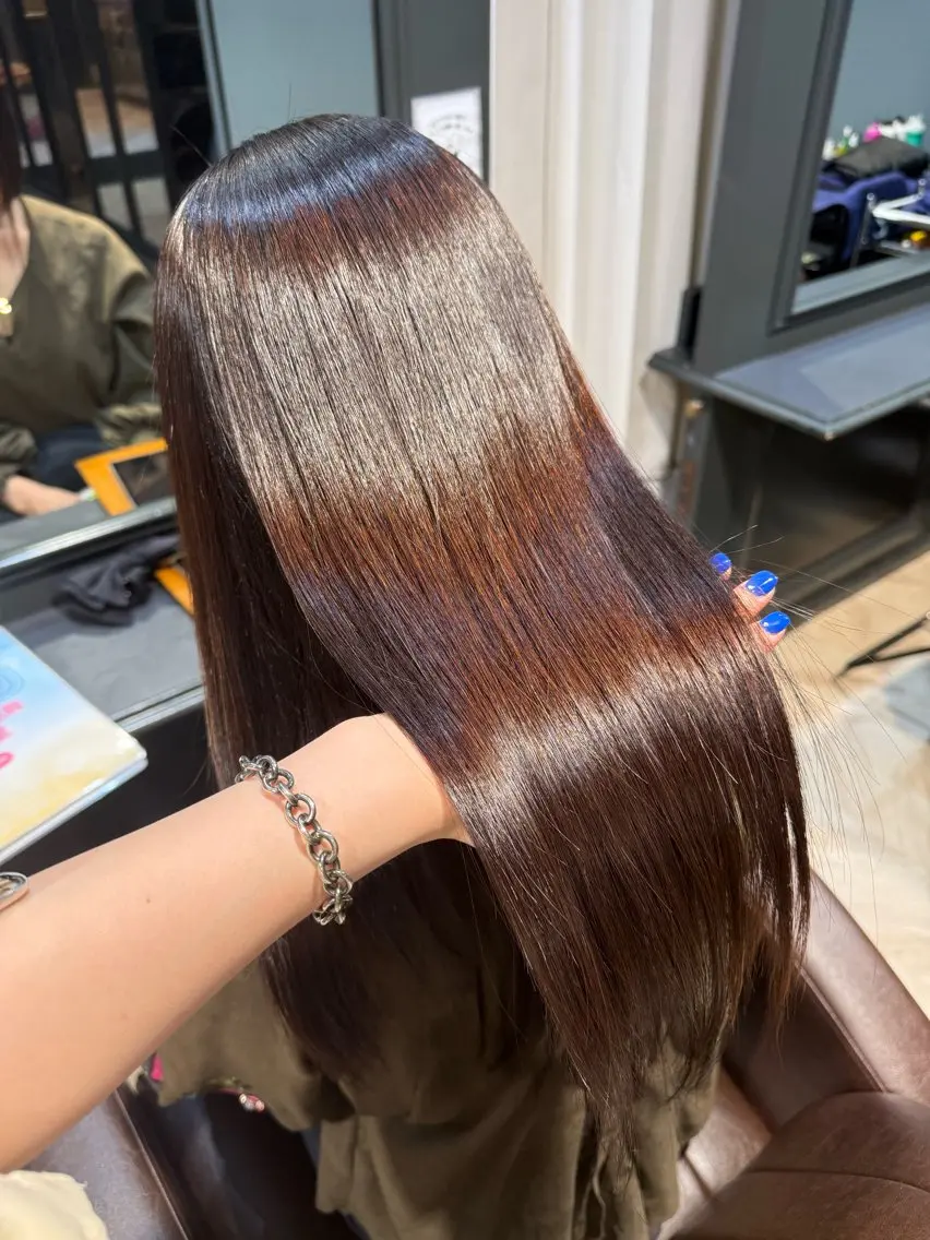 💎エイジングケア・質感改善はこちら💎カット＋超高濃度水素ストレート＋オージュアケアトリートメント✨の写真