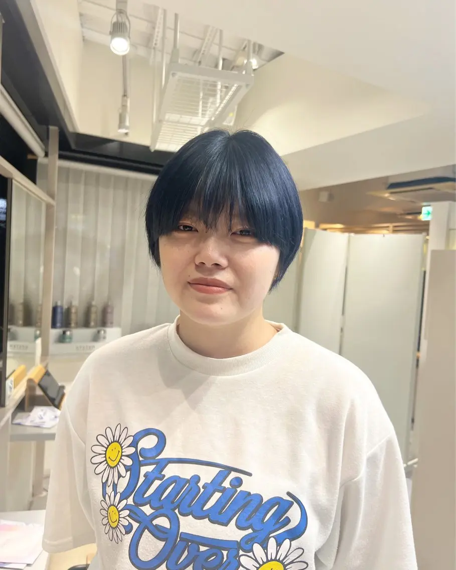 ショート カラー ヘアカラー ai 梅田/暖色カラーのヘアスタイル