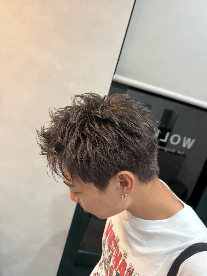 ショート メンズ スパイキーショート ショートヘア カット 鈴木 陸のヘアスタイル