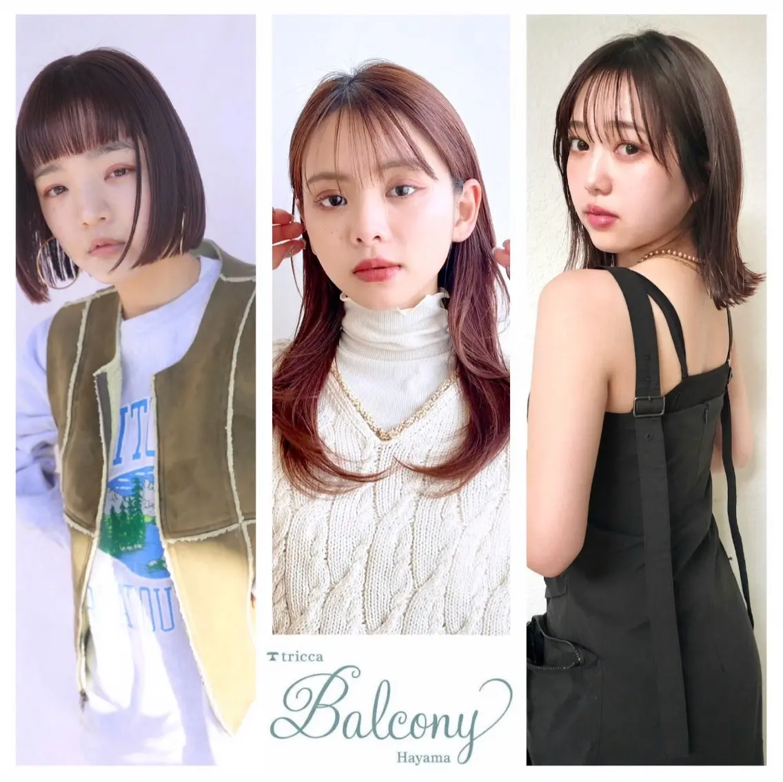 tricca葉山店 【無料カットモデル】のヘアスタイル