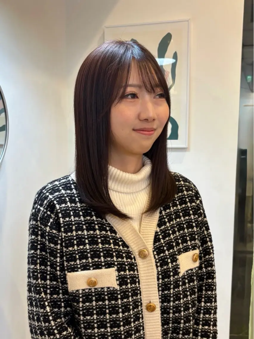 カラー ブラウンカラー ピンクカラー 【YARD.】 渡邊 こころのヘアスタイル