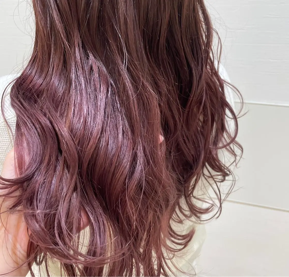 ロング カラー ブリーチ ピンクカラー ローズカラー arch by kenjeのヘアスタイル